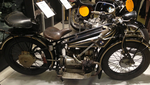 La BMW R32 de 1923, première moto de la marque, n'était pas sur le stand officiel de BMW Motorad…